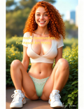 Magic Fatima's Premium Glamourous Risque Female 8.5" x 11" Ultra Glossy Art Prints with Version 2 included