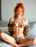 Magic Fatima's Premium Glamourous Risque Female 8.5" x 11" Ultra Glossy Art Prints with Version 2 included