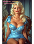 Magic Fatima's Premium Glamorous Risque Female 8.5" x 11" Ultra Glossy Art Print