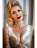 Magic Fatima's Beautiful Woman Posing 8.5" x 11" Digital Download Photo