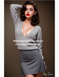 Risque Female Figurative Art Print, Ultra Glossy 8.5" x 11"