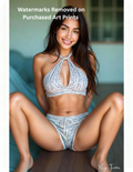 Magic Fatima's Premium Glamourous Risque Female 8.5" x 11" Ultra Glossy Art Prints with Version 2 included