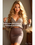 Magic Fatima's Premium Glamourous Risque Female 8.5" x 11" Ultra Glossy Art Prints with Version 2 included