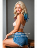 Magic Fatima's Premium Glamourous Risque Female 8.5" x 11" Ultra Glossy Art Print with Version 2 included