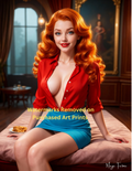 Magic Fatima's Premium Glamourous Risque Female 8.5" x 11" Ultra Glossy Art Prints with Version 2 included