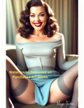 Magic Fatima's Premium Glamourous Risque Female 8.5" x 11" Ultra Glossy Art Prints with Version 2 included