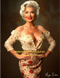 Magic Fatima's Premium Glamourous Risque Female 8.5" x 11" Ultra Glossy Art Prints with Version 2 included