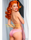 Magic Fatima's Premium Glamourous Risque Female 8.5" x 11" Ultra Glossy Art Prints with Version 2 included