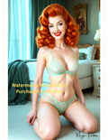 Magic Fatima's Premium Glamourous Risque Female 8.5" x 11" Ultra Glossy Art Prints with Version 2 included
