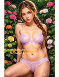Magic Fatima's Premium Glamourous Risque Female 8.5" x 11" Ultra Glossy Art Prints with Version 2 included