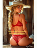 Magic Fatima's Premium Glamourous Risque Female 8.5" x 11" Ultra Glossy Art Prints with Version 2 included
