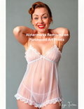 Magic Fatima's Premium Glamourous Risque Female 8.5" x 11" Ultra Glossy Art Print with Version 2 included