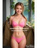 Magic Fatima's Premium Glamourous Risque Female 8.5" x 11" Ultra Glossy Art Print with Version 2 included
