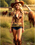 Magic Fatima's Premium Glamourous Risque Female 8.5" x 11" Ultra Glossy Art Prints with Version 2 included