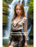 Magic Fatima's Premium Glamourous Risque Female 8.5" x 11" Ultra Glossy Art Print with Version 2 included