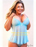 Magic Fatima's Premium Glamourous Risque Female 8.5" x 11" Ultra Glossy Art Prints with Version 2 included