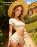 Magic Fatima's Premium Glamourous Risque Female 8.5" x 11" Ultra Glossy Art Prints with Version 2 included