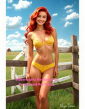 Magic Fatima's Premium Glamourous Risque Female 8.5" x 11" Ultra Glossy Art Prints with Version 2 included