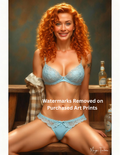Magic Fatima's Premium Glamourous Risque Female 8.5" x 11" Ultra Glossy Art Print with Version 2 included