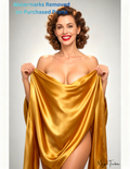 Magic Fatima's 8.5" x 11" Art Prints with Glamorous Woman Posing and nude version included Free